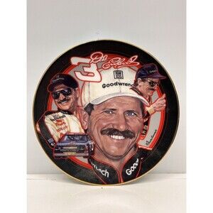 Hamilton Collection "THE MAN IN BLACK" Dale Earnhardt Plate - 2001